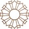 Ekena Millwork Augustus Wood Fretwork Pierced Ceiling Medallion, Walnut, 16"OD x 5 5/8"ID x 3/8"T CMWP16X16X0375AUWA - alternate 1